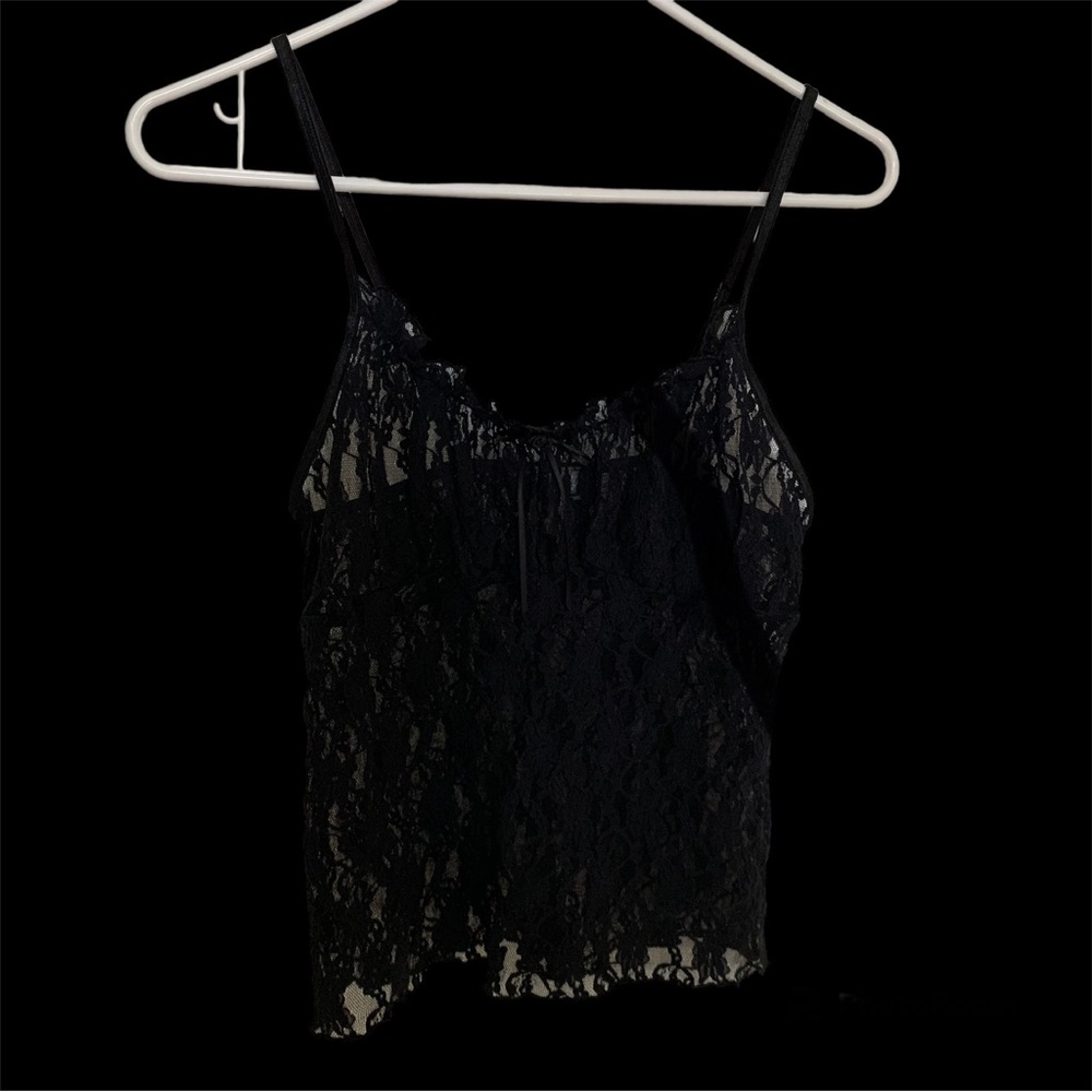 VTG black lace tank